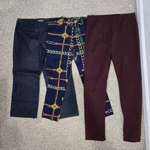 Career Casual Pants Bundle (3) Ann Taylor New York & Co